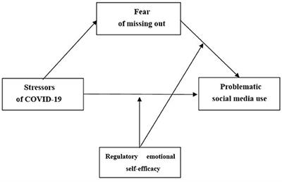 Effects of Stressors of COVID-19 on Chinese College Students' Problematic Social Media Use: A Mediated Moderation Model